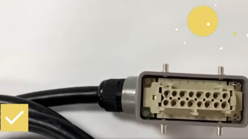 Heavy Duty Connector+Cable